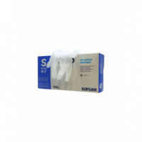 GUANTES SANTEX VINILO TALLA S 100 UNIDS