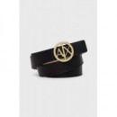 Cinturon Black/gold 0A877  ARMANI EXCHANGE