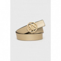 Cinturon Black/gold 0A877  ARMANI EXCHANGE