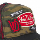 Gorra Trucker con Parches de la Marca  VON DUTCH