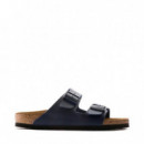 Sandalias Arizona Azul de Birko-flor Unisex - BIRKENSTOCK