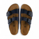 Sandalias Arizona Azul de Birko-flor Unisex - BIRKENSTOCK