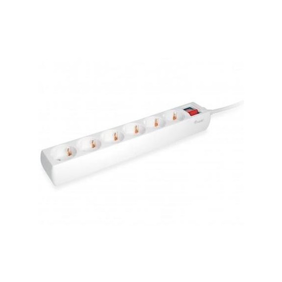 REGLETA AISENS CON 6 TOMAS CON INTERRUPTOR CABLE 1