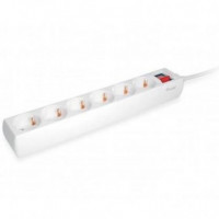 REGLETA AISENS CON 6 TOMAS CON INTERRUPTOR CABLE 1 - Guanxe Atlantic Marketplace