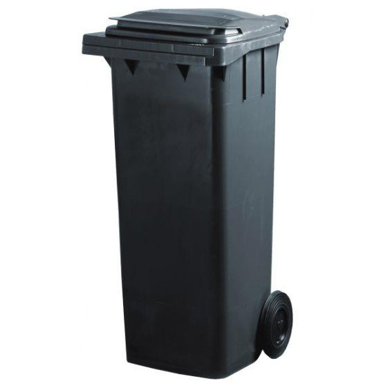 CONTENEDOR PLASTICO DE 120 LITROS GRIS