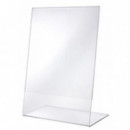 PORTACARTEL EN L DIN A4 VERTICAL