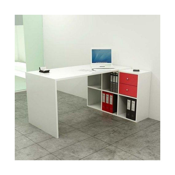 MESA CON ESTANTERIA 140x69x72,4