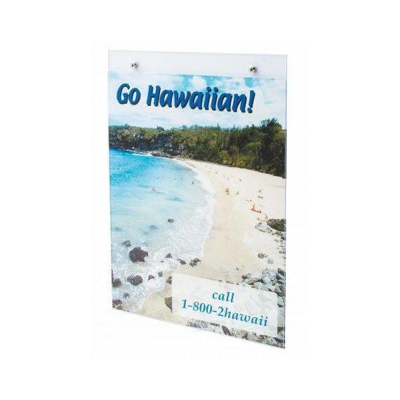 PORTACARTEL MURAL DIN A4 32,4x21 cm