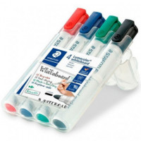ROTULADOR STAEDTLER PIZARRA BLANCA 4 COLORES