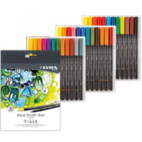 ESTUCHE ROTULADOR LYRA TONOS VARIOS 36 unid.