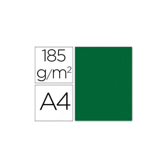 CARTULINA FOLIO VERDE OSCURO