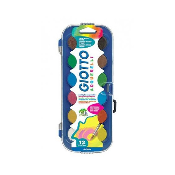 ACUARELA 12 COLORES GIOTTO