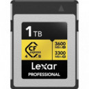 LEXAR Tarjeta Memoria Cfexpress Pro Type B Gold 4.0 R3600/W3300 1TB
