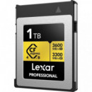 LEXAR Tarjeta Memoria Cfexpress Pro Type B Gold 4.0 R3600/W3300 1TB
