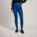 Jeans Fit Super Skinny y Tiro Alto  PEPE JEANS
