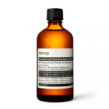 Geranium Leaf Hydrating Body Treatment Tratamiento Corporal  AESOP