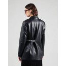 Klj Faux Leather Blazer Black  KARL LAGERFELD