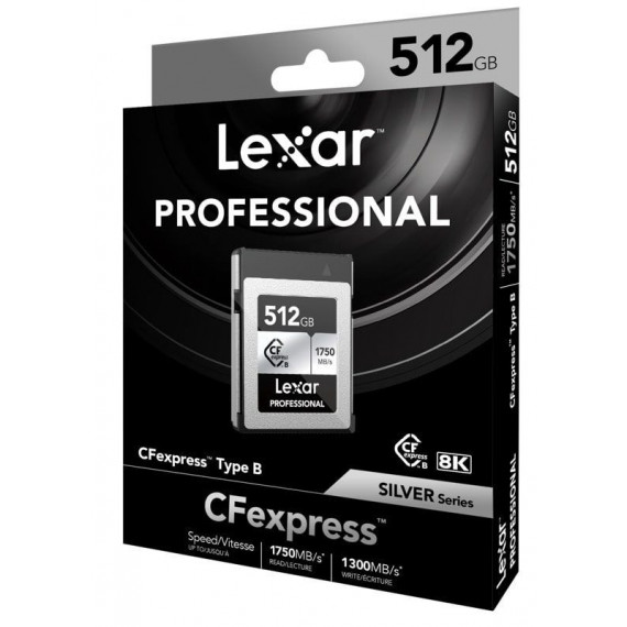 LEXAR Tarjeta Memoria Cfexpress Pro Type B Silver 512GB