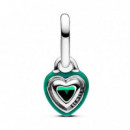Charm Mini Colgante PANDORA Me Chakra Corazón Verde 793042C03