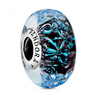 Charm Cristal de Murano Azul Oscuro 798938C00