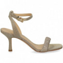 Sandalia Gilda Glitter Oro  MICHAEL KORS