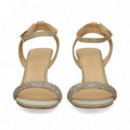 Sandalia Gilda Glitter Oro  MICHAEL KORS