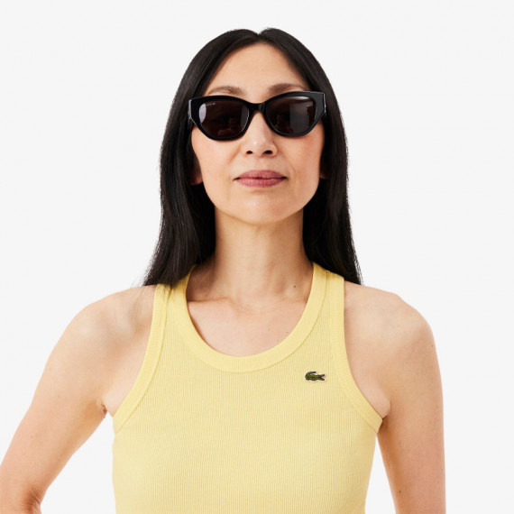 Top de Tirantes de Corte Ajustado de Algodón de LACOSTE