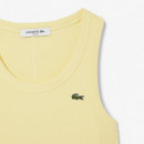 Top de Tirantes de Corte Ajustado de Algodón de LACOSTE