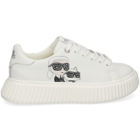 Deportivo Piel Blanco  KARL LAGERFELD KIDS