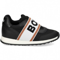 Elastico Boss Deportivo Malla Negro  HUGO