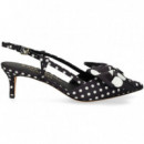 S/talon Lazo y Lunares Blanco+negro  KATE SPADE
