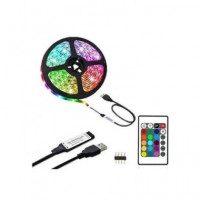 ANDOWL Tira Led Colores USB 10MTRS con Mando Q-DT75