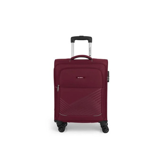 GABOL Maleta Viaje Pequeña Tela Lisboa Rojo