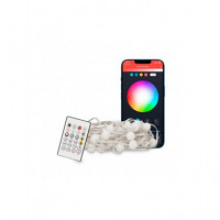 KSIX Tiras de Led Rgb 10MTRS Wifi,bluetooth con Mando Compatible con Alexa y Google Resist Salpicadu