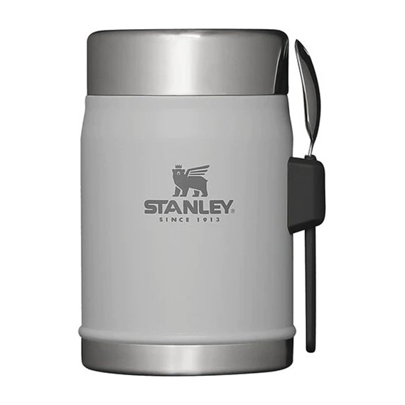 STANLEY Termo para Comida The Legendary 0.4L 7HRS CALIENTE/7HRS Frio Gris con Cubierto