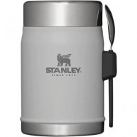 STANLEY Termo para Comida The Legendary 0.4L 7HRS CALIENTE/7HRS Frio Gris con Cubierto