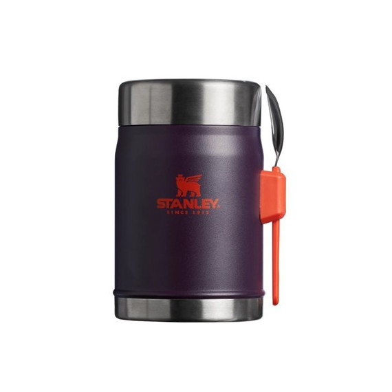 STANLEY Termo para Comida The Legendary 0.4L 7HRS CALIENTE/7HRS Frio Morado con Cubierto
