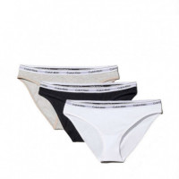 Pack de 3 Braguitas Clásicas de Tiro bajo  CALVIN KLEIN