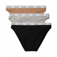 Pack de 3 Braguitas Clásicas de Tiro bajo  CALVIN KLEIN