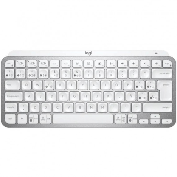 LOGITECH Teclado Inalambrico Mx Keys Gris/blanco