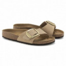 Madrid Big Buckle Piel Nubuc - Sandcastle  BIRKENSTOCK