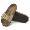 Madrid Big Buckle Piel Nubuc - Sandcastle  BIRKENSTOCK