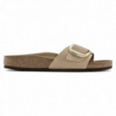 Madrid Big Buckle Piel Nubuc - Sandcastle  BIRKENSTOCK