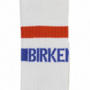 Cotton Crew Stripe White  BIRKENSTOCK