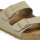 Arizona Birko-flor - Faded Khaki  BIRKENSTOCK