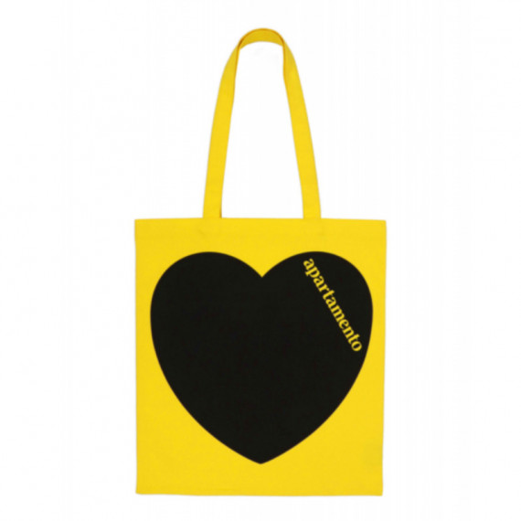 Bolsos Bolso APARTAMENTO Magazine Heart Tote Bag Yellow