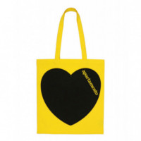 Bolsos Bolso APARTAMENTO Magazine Heart Tote Bag Yellow
