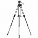 LEOFOTO Tripode Carbono Doble Tubo LVF-163C+FH10