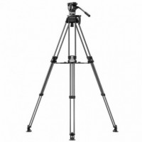 LEOFOTO Tripode Carbono Doble Tubo LVF-163C+FH10