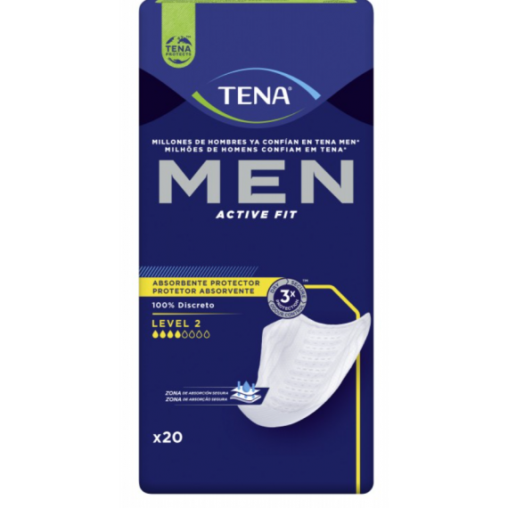 Absorb Inc Orina Ligera TENA Men LEVEL-2  20 U